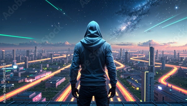 Obraz Neon Abyss Lookout

