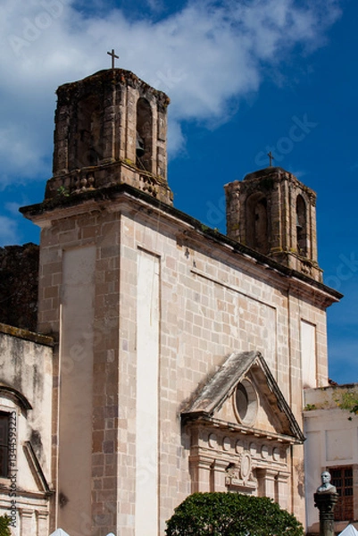 Fototapeta Temple of the former convent of San Bernardino de Siena built in 1592 by the Franciscan Francisco de Torantos with the order of the minors of San Francisco.