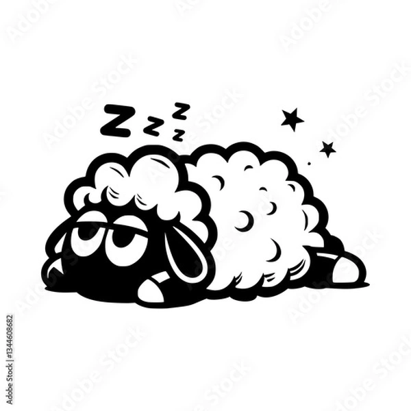 Obraz Tired Sheep