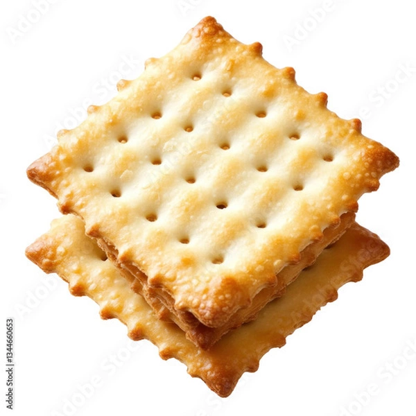 Fototapeta crackers isolated on white background