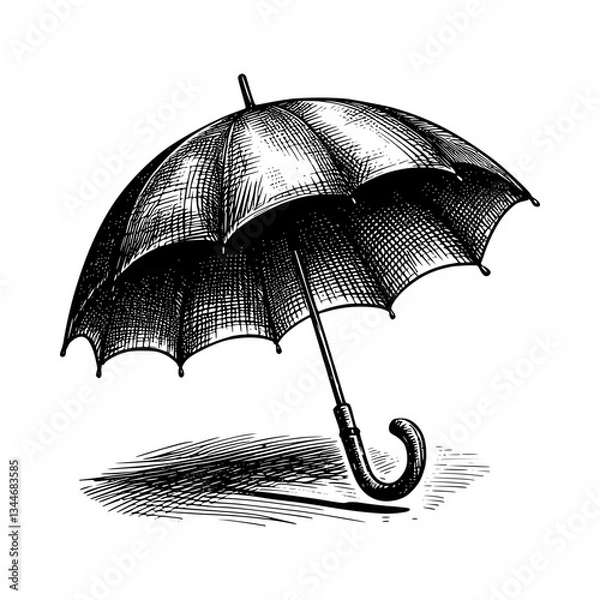 Obraz Umbrella Sketch Style