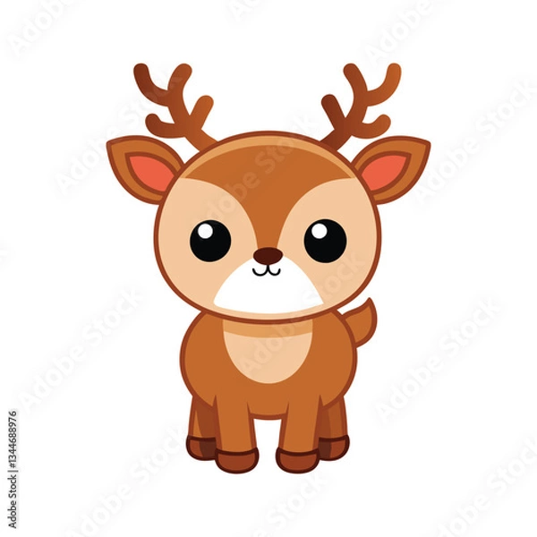 Obraz cute kawaii cartoon.eps