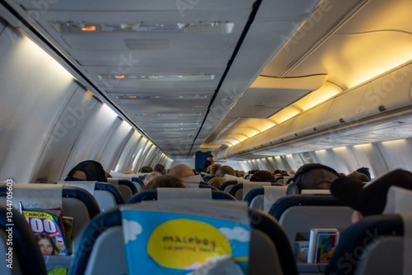 Fototapeta W samolocie