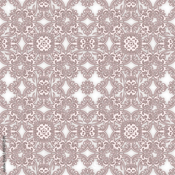 Fototapeta baroque seamless pattern