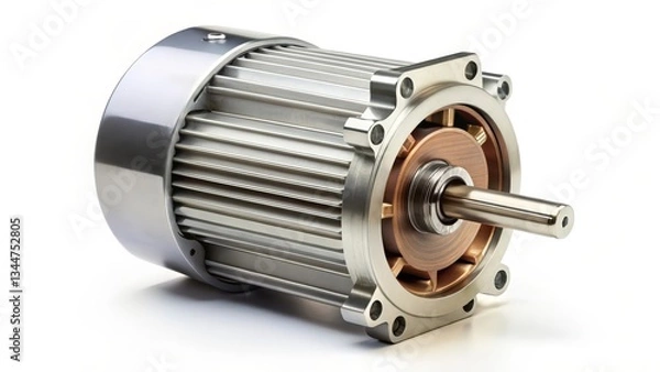 Fototapeta Electric Motor on White Background