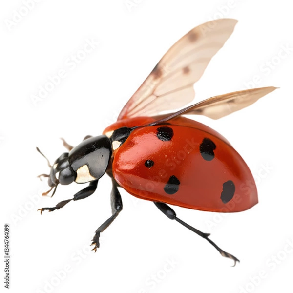 Obraz Flying Ladybug: High-Res Insect Photo