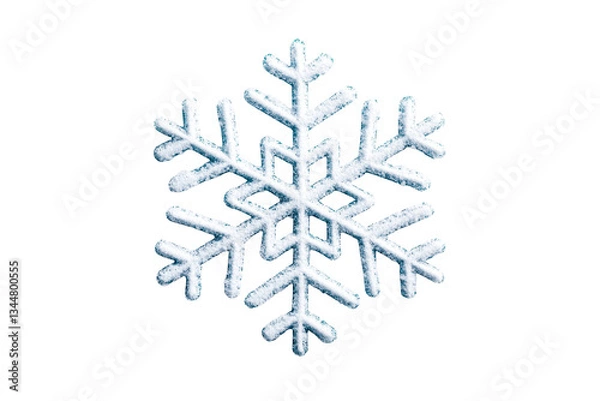 Fototapeta Transparent background snowflake design