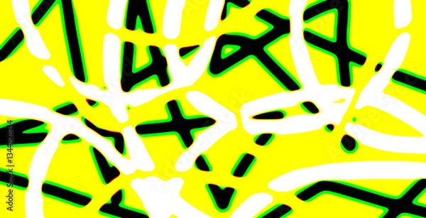 Obraz Vibrant, saturated, abstract, wallpaper background poster