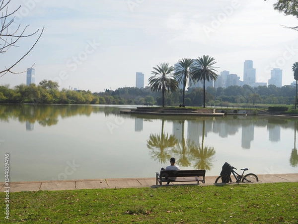 Obraz Park HaYarkon in Tel Aviv