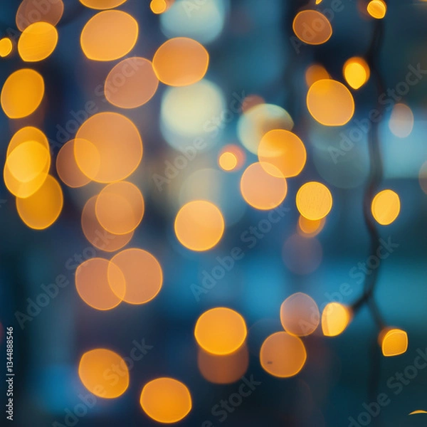Fototapeta abstract background with bokeh lights