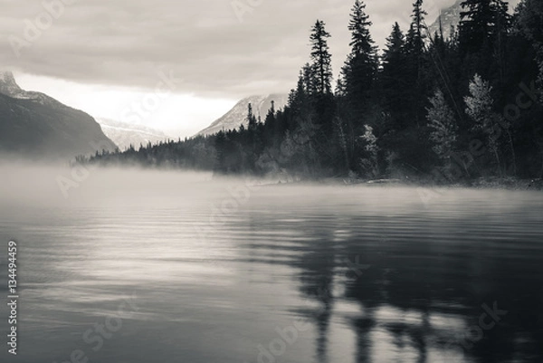 Obraz Foggy Forest Lake