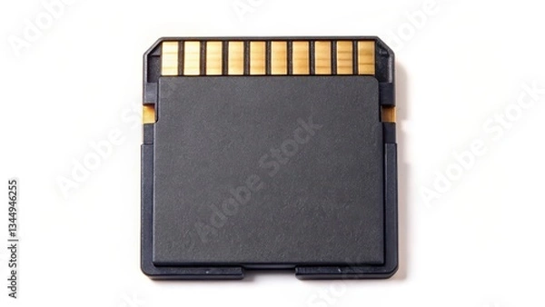 Obraz SD Card on White Background