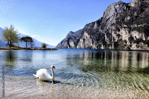 Fototapeta Garda lake, italy