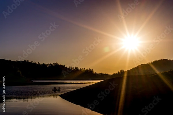 Obraz Tranquil boat ride