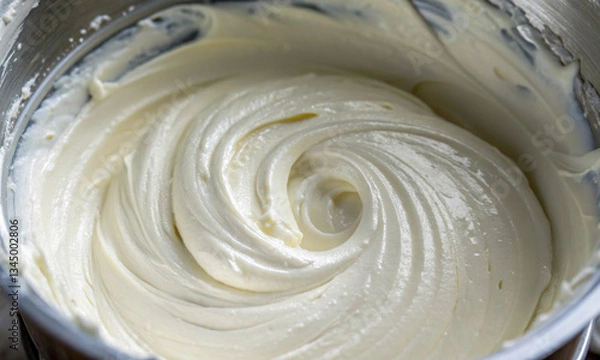 Fototapeta The secrets of the perfect custard: the right balance of flavor and density