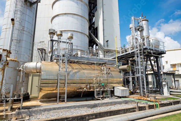 Obraz Auxiliary boiler of combine cycle power plant