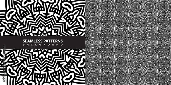 Fototapeta Seamless Patterns Background (67)