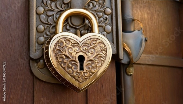 Fototapeta lock and key