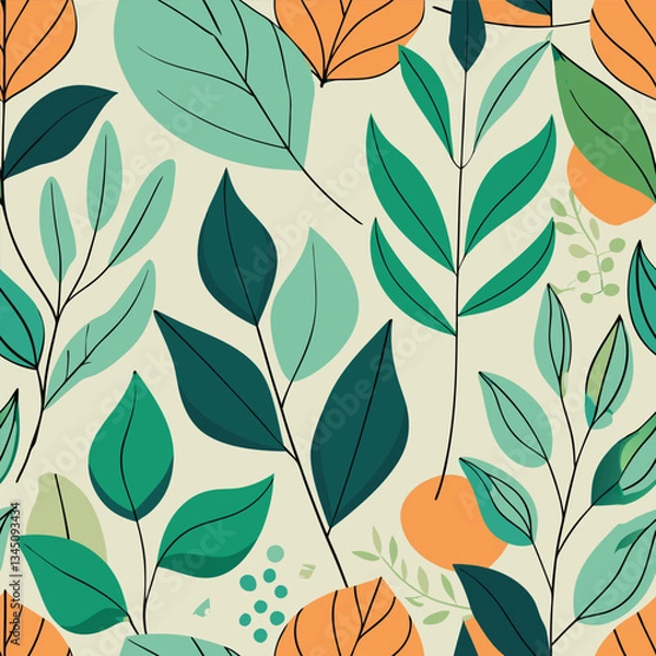 Obraz Organic Wall Art Featuring a Simple and Modern Eucalypt Design