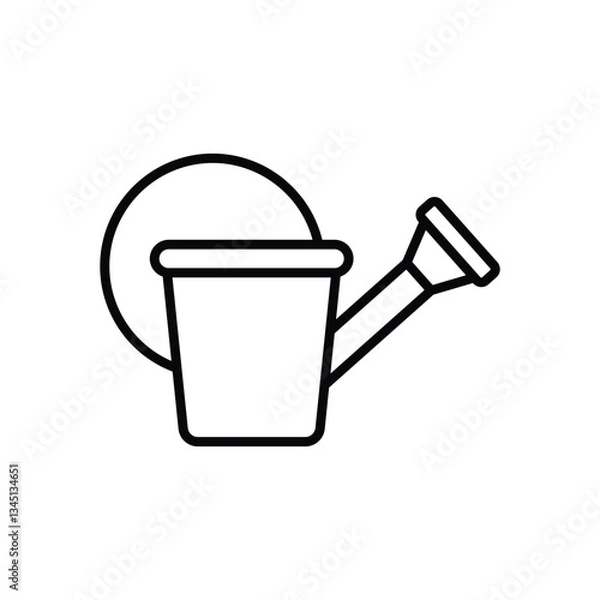Fototapeta Watering can Vector icon