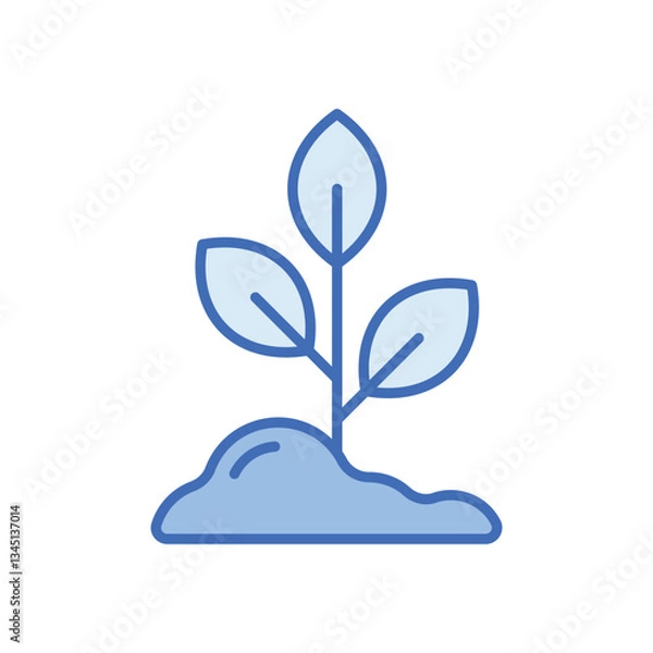 Fototapeta Sprout Vector icon