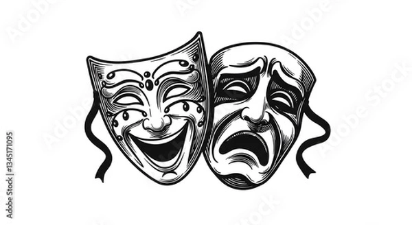 Obraz Masquerade Masks Detailed