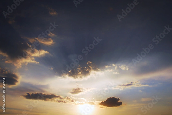 Obraz Colourfull sunset