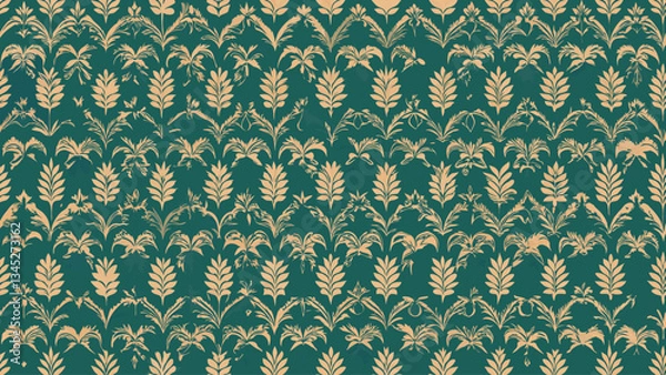 Fototapeta pattern with flowers