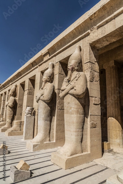 Obraz statues in the Egyptian temple