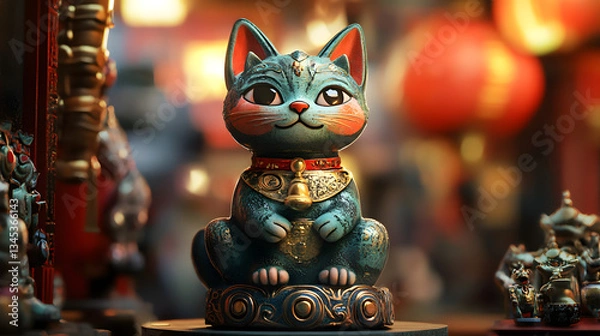 Obraz Lucky cat" or "Fortune cat