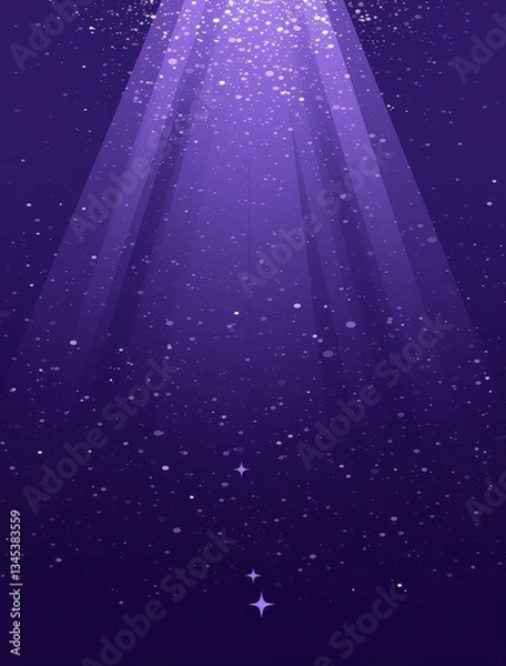 Obraz Purple Galaxy Sparkle Background Design