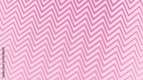 Fototapeta Bright fuchia pink with zig zag pattern abstract for wallpaper or backdrop