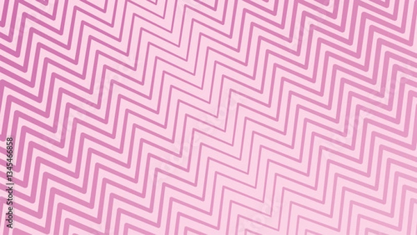 Fototapeta Bright fuchia pink with zig zag pattern abstract for wallpaper or backdrop