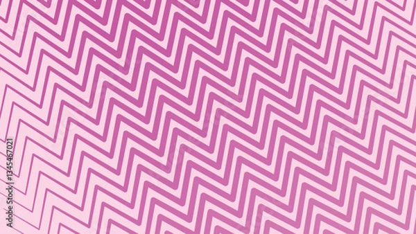 Fototapeta Bright fuchia pink with zig zag pattern abstract for wallpaper or backdrop