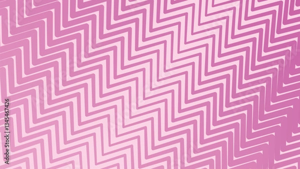 Fototapeta Bright fuchia pink with zig zag pattern abstract for wallpaper or backdrop