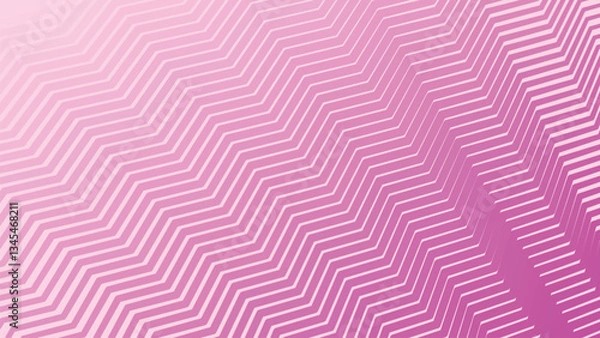 Fototapeta Bright fuchia pink with zig zag pattern abstract for wallpaper or backdrop