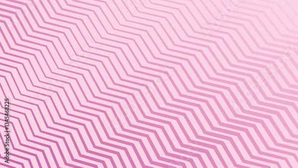 Fototapeta Bright fuchia pink with zig zag pattern abstract for wallpaper or backdrop