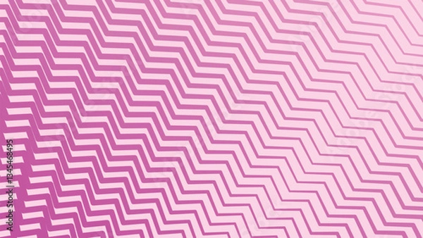 Fototapeta Bright fuchia pink with zig zag pattern abstract for wallpaper or backdrop