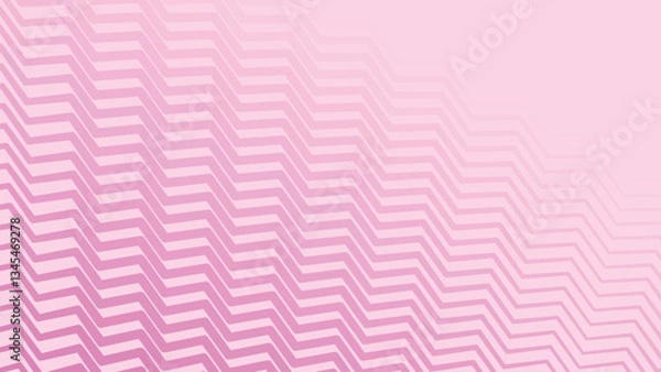 Fototapeta Bright fuchia pink with zig zag pattern abstract for wallpaper or backdrop