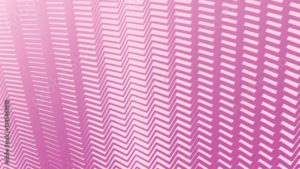 Fototapeta Bright fuchia pink with zig zag pattern abstract for wallpaper or backdrop