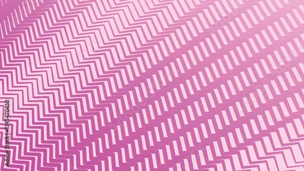 Fototapeta Bright fuchia pink with zig zag pattern abstract for wallpaper or backdrop