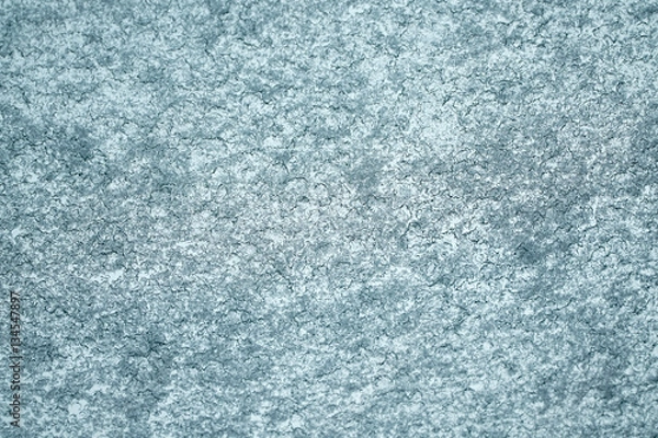 Fototapeta frost crystal on window glass in winter season