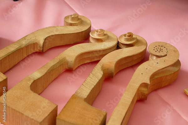 Fototapeta volute d'instrument à corde