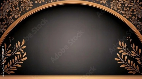 Fototapeta Elegant arched backdrop
