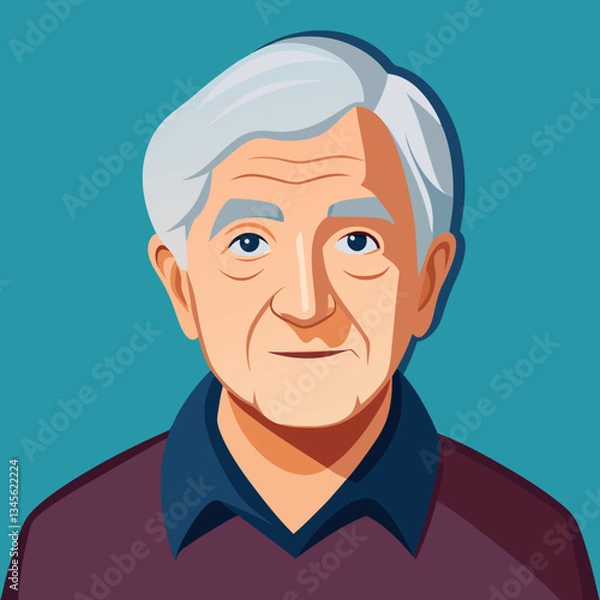 Obraz Elderly American man