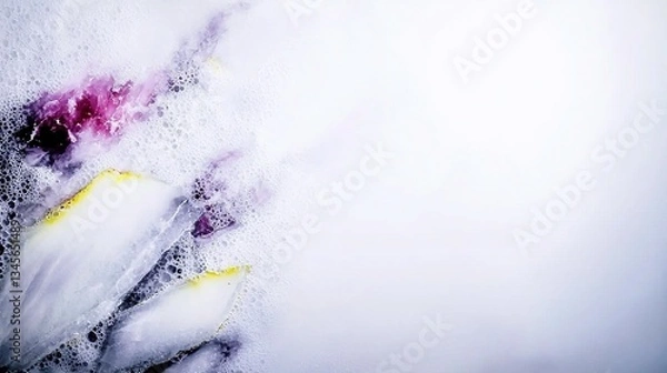 Obraz Flowers in soapy water