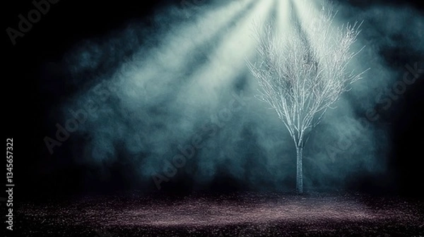 Obraz Foggy Forest Scene