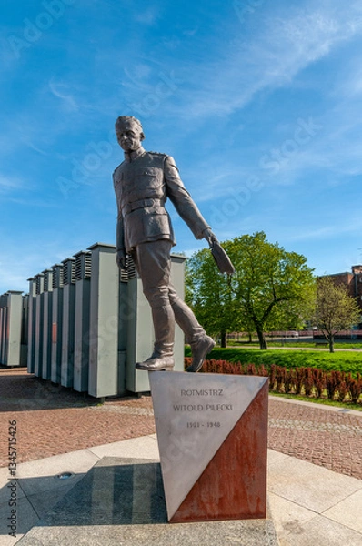 Obraz Rotmistrz Pilecki at the museum of the second world war in Gdansk, Pomeranian Voivodeship, Poland