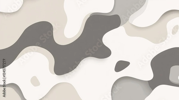 Fototapeta Abstract paper shapes background