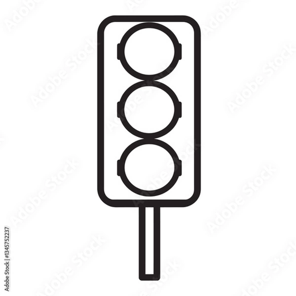 Obraz Traffic light icon